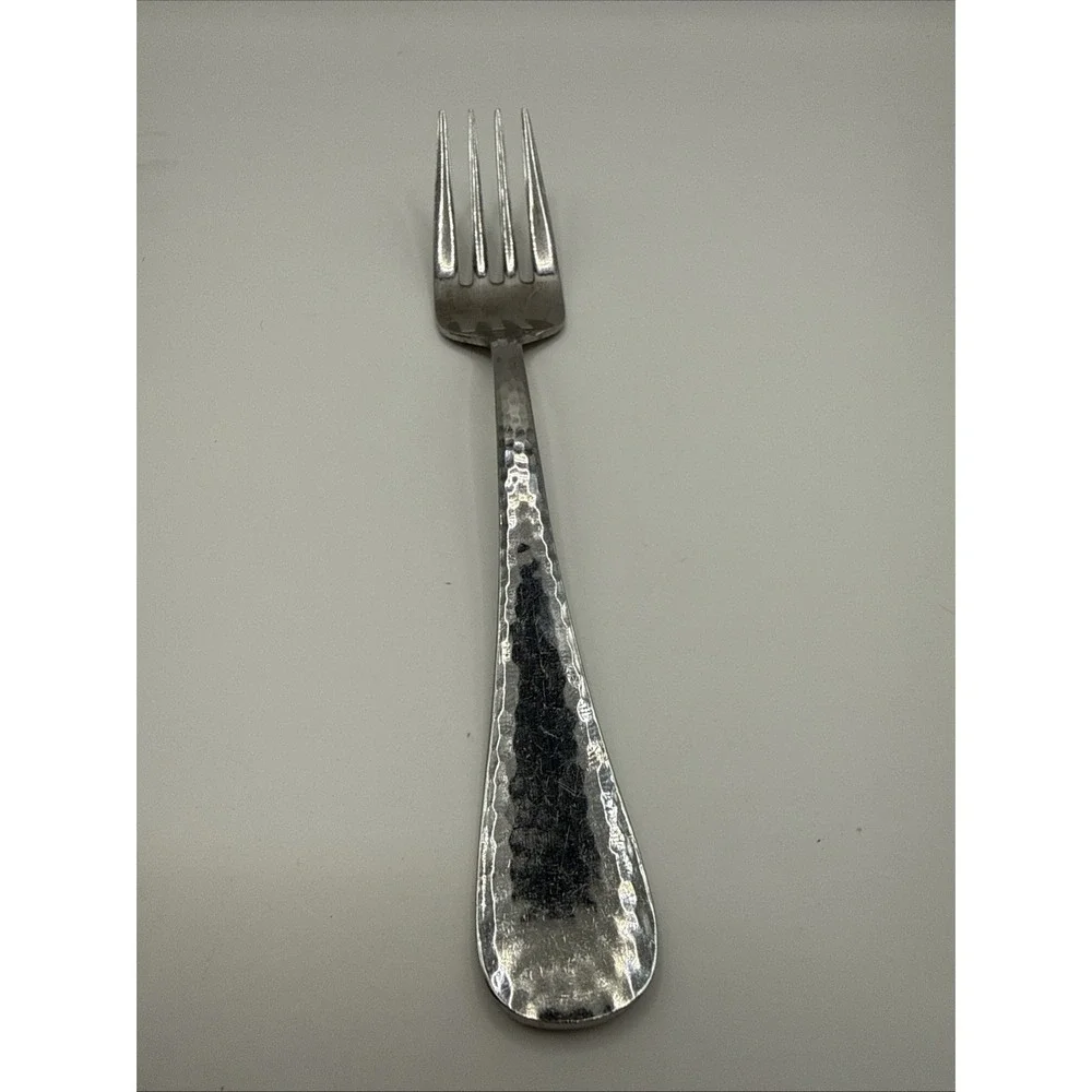 1‎ Reed Barton Stainless Korea Hammered Salad Fork Replacement Flatware